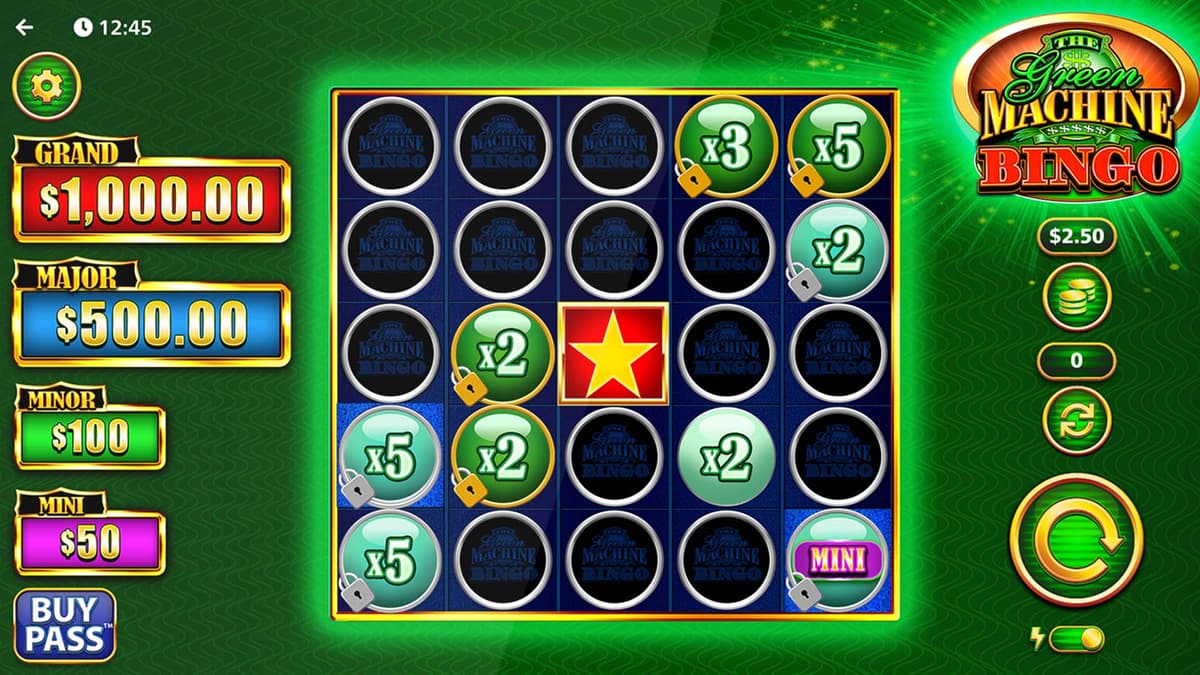 Green Machine Bingo