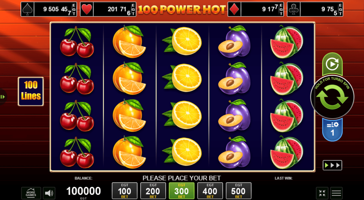 100 Power Hot!