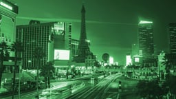 Kuva Las Vegasin kiireellisistä kaduista. 