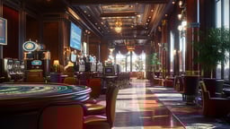 Kuva yleellisestä ja klassisesta kasinosta.